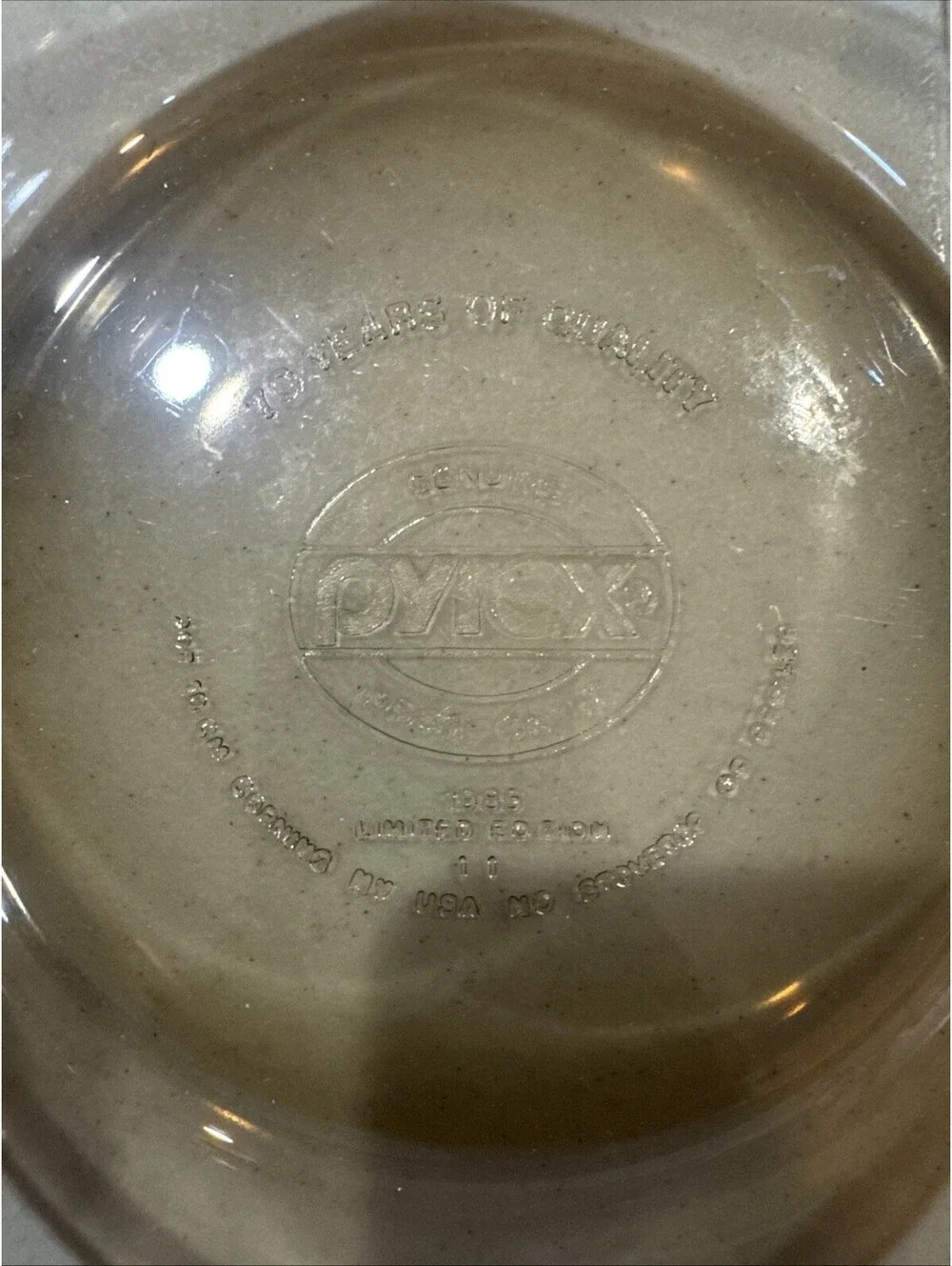 Pyrex vintage 1985